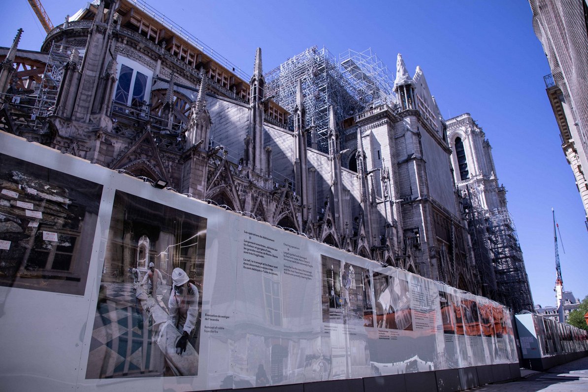 Parīzes Dievmātes katedrāle, 15.04.2020