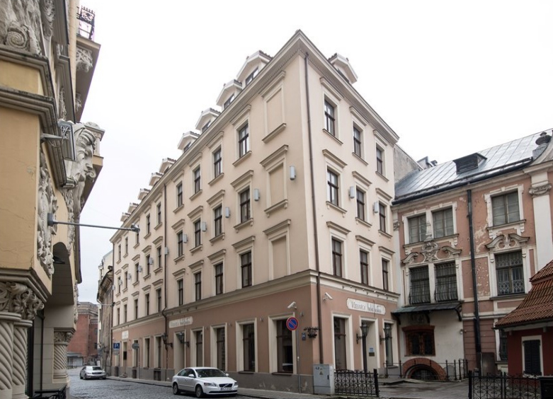 Viesnīca &quot;Hotel Justus&quot; Jaunielā. Rīga. 2020. gada aprīlis.