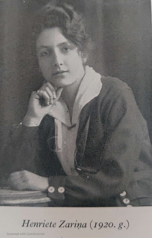 Henriete Zariņa, 1920. gads