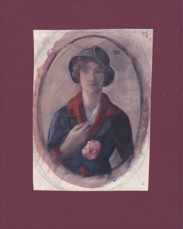Margarēta Grosvalde, 1914. Jāzepa Grosvalda zīmējums