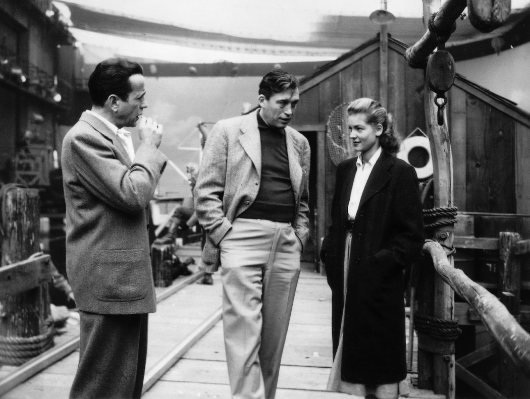 Hamfrijs Bogarts, Džons Hjūstons un Lorena Bekola 1945. gadā