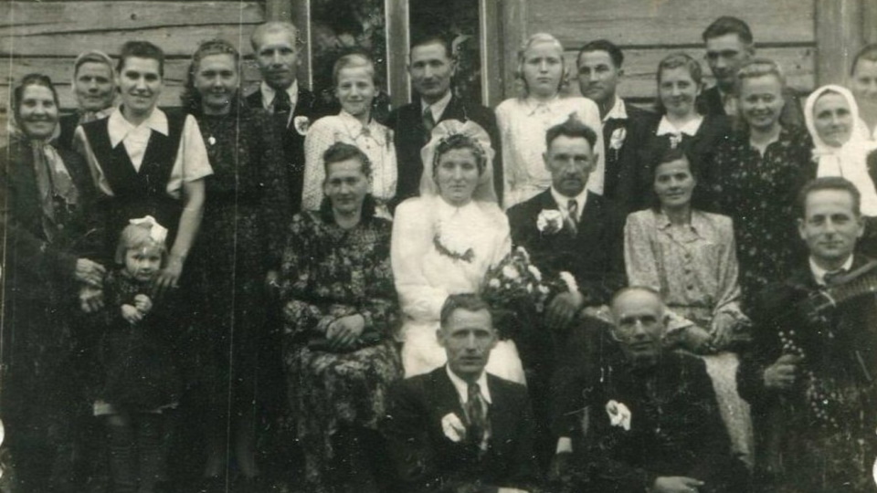 Свадьба в Андрупене (Дагдский край),  50-е годы XX века.