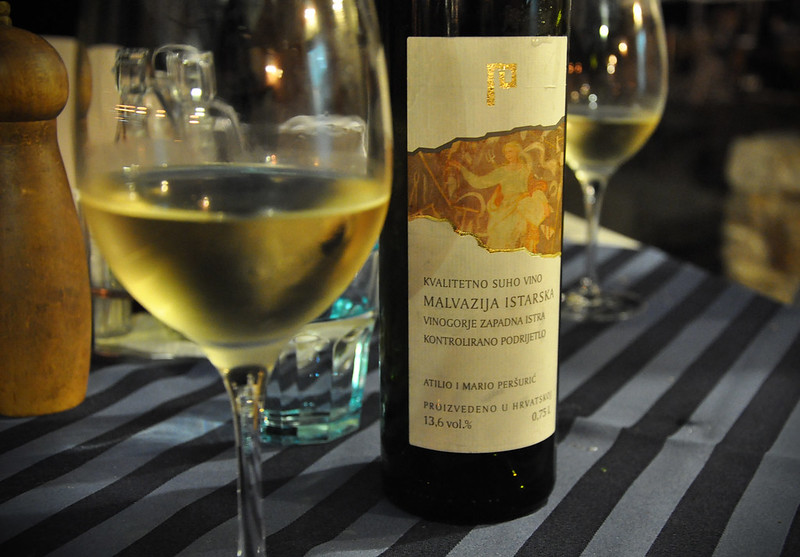 Horvātijā ražotais vīns “Istarska Malvazija”