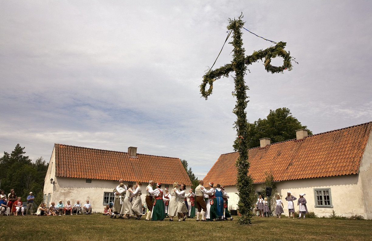 Tradicionālās Saulgriežu svinības Zviedrijā