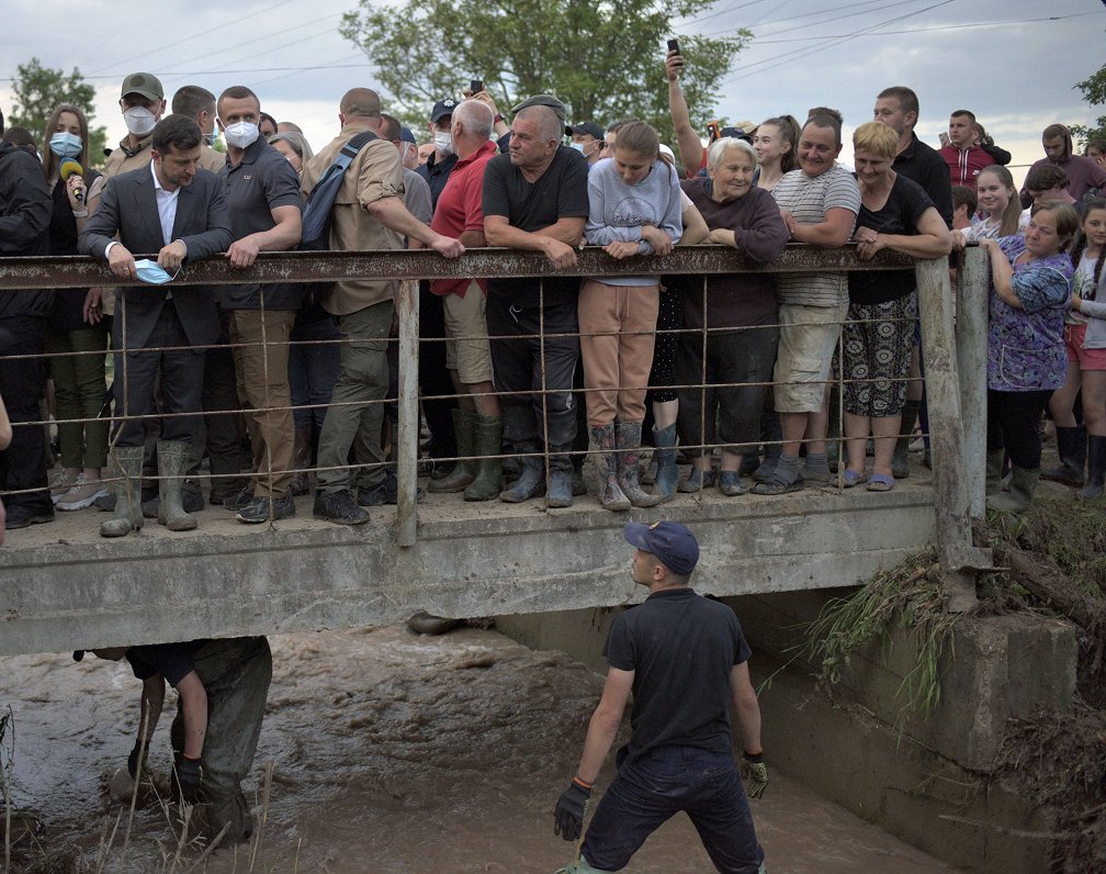 Plūdu skartais reģions Ukrainā