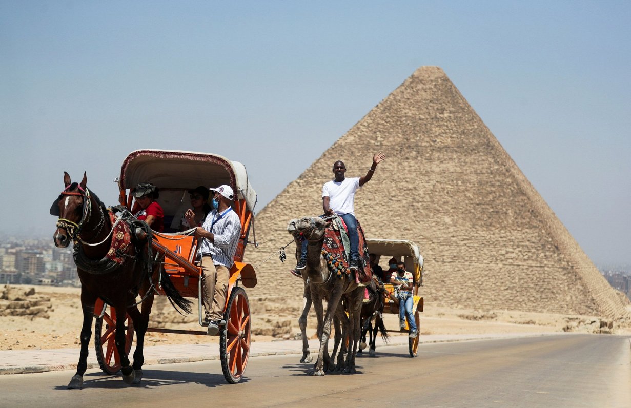 Ēģiptes piramīdas. 2020. gada 1. jūlijs.