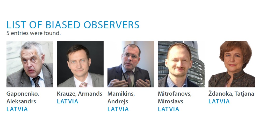 EPDE list of election observers