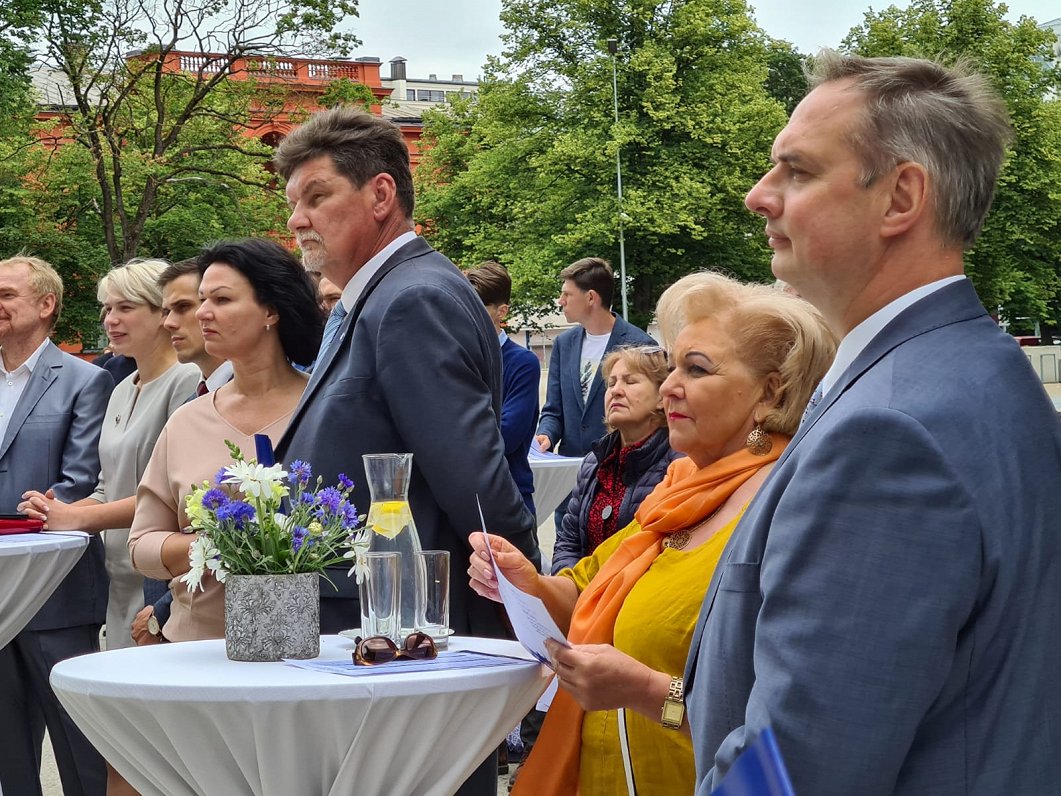 Partija “Gods kalpot Rīgai” prezentē savu kandidātu sarakstu Rīgas domes ārkārtas vēlēšanām. 2020.ga...