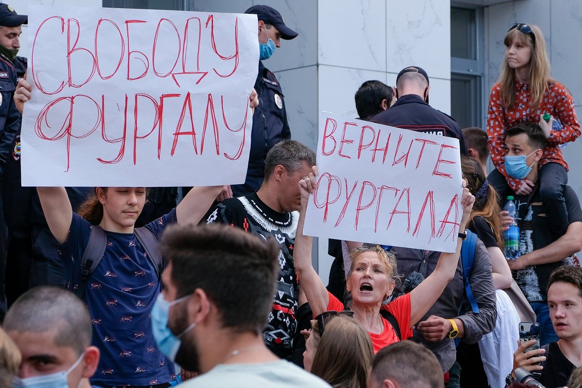 Protesti Habarovskā, 11.09.2020