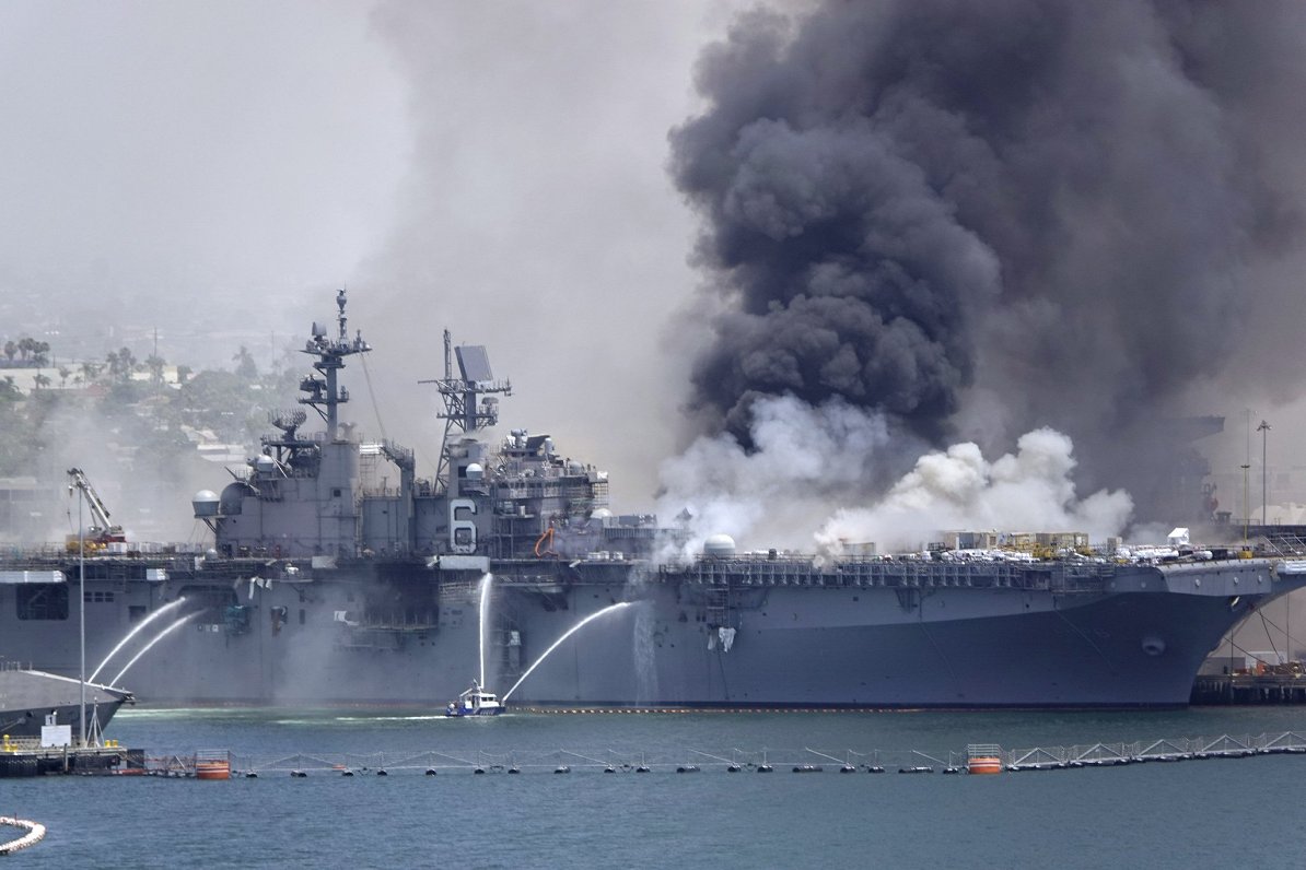 &quot;USS Bonhomme Richard&quot; ugunsgrēks, 12.07.2020