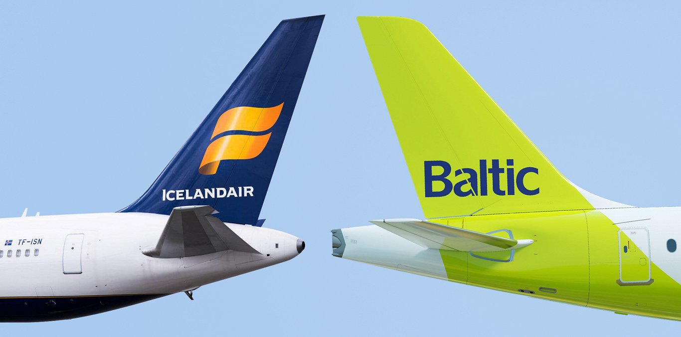 Lidsabiedrības &quot;airBaltic&quot; sadarbība ar Islandes kompāniju &quot;Icelandair&quot;