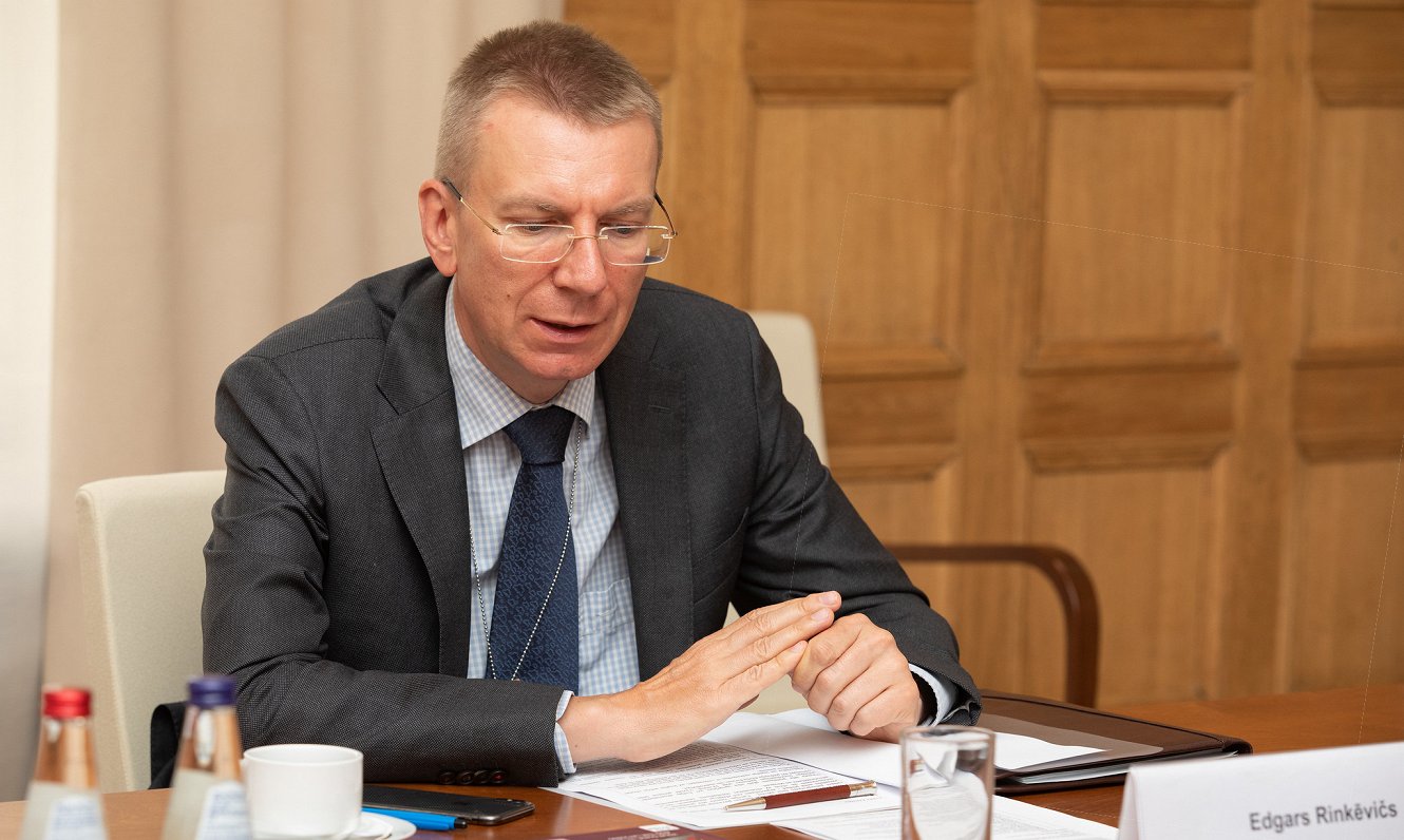 Latvijas ārlietu ministrs Edgars Rinkēvičs. 2020. gada jūlijs.