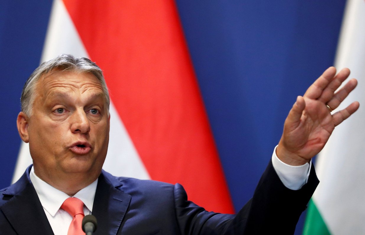 Ungārijas premjerministrs Viktors Orbāns. 2020.gada jūlijs