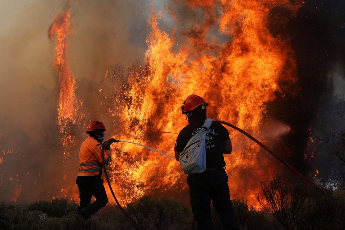 Meža ugunsgrēki Grieķijā, 2020.gada jūlijs.