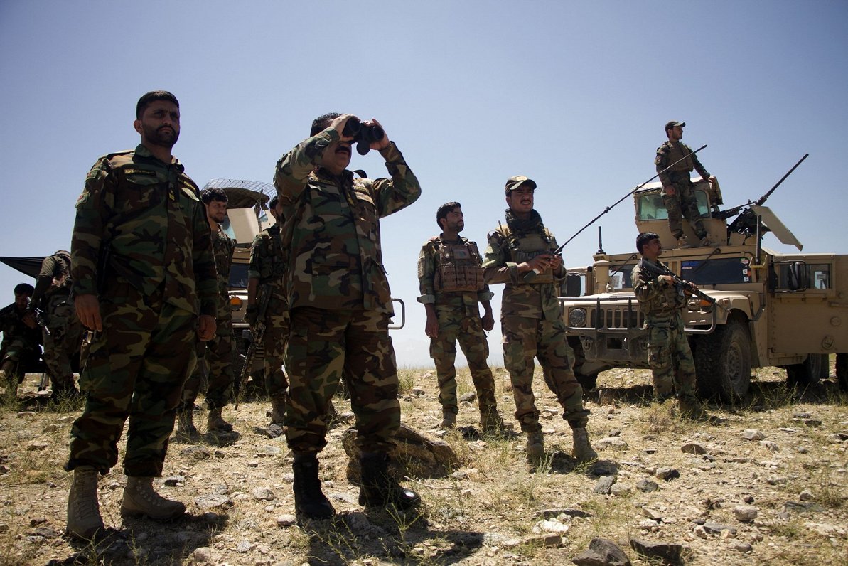 Afgāņu armijas militārās operācijas manevri. 2020. gada 23. jūlijs.