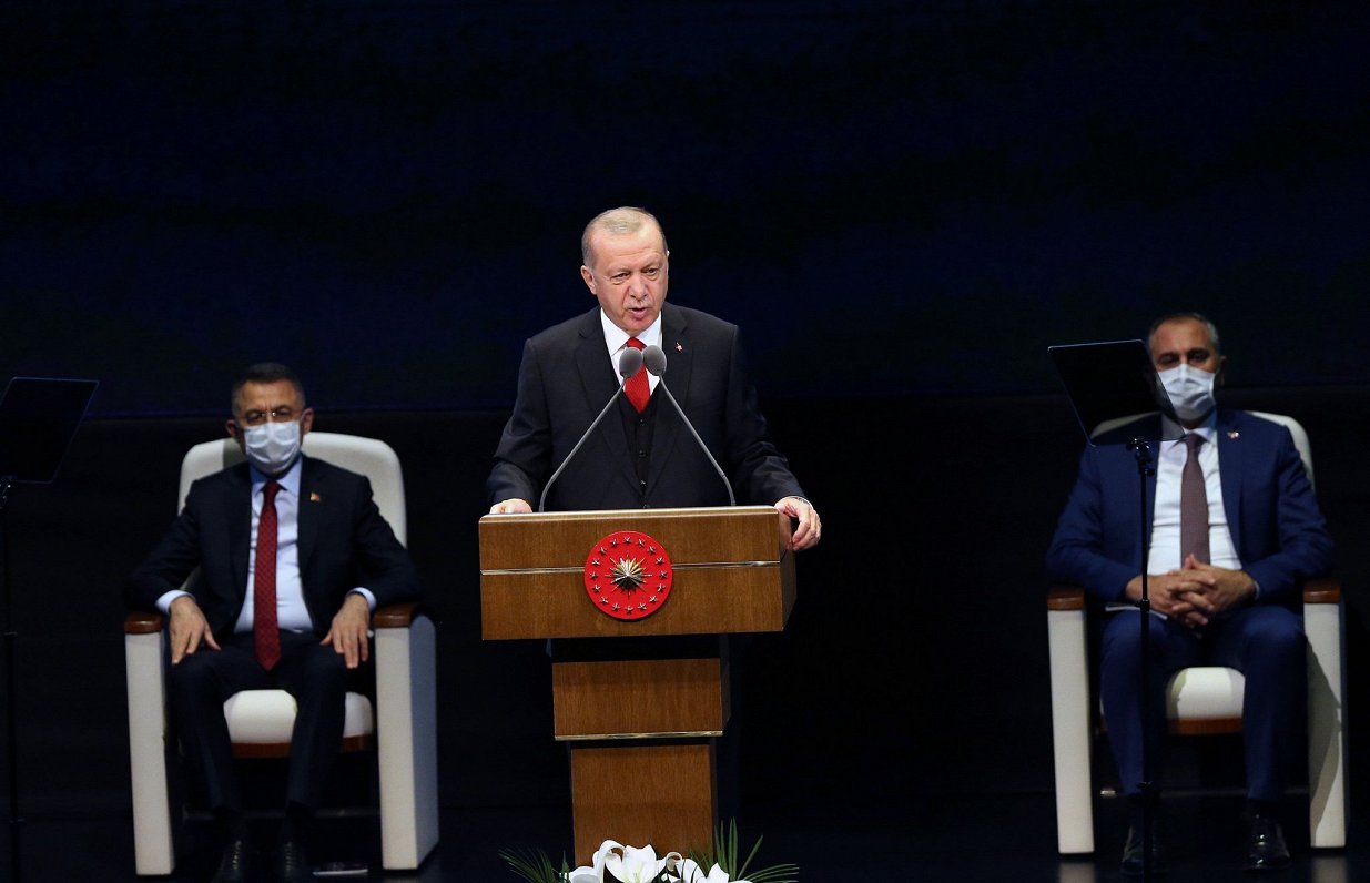 Turcijas prezidents Redžeps Tajjips Erdogans. 2020. gada jūlijs.
