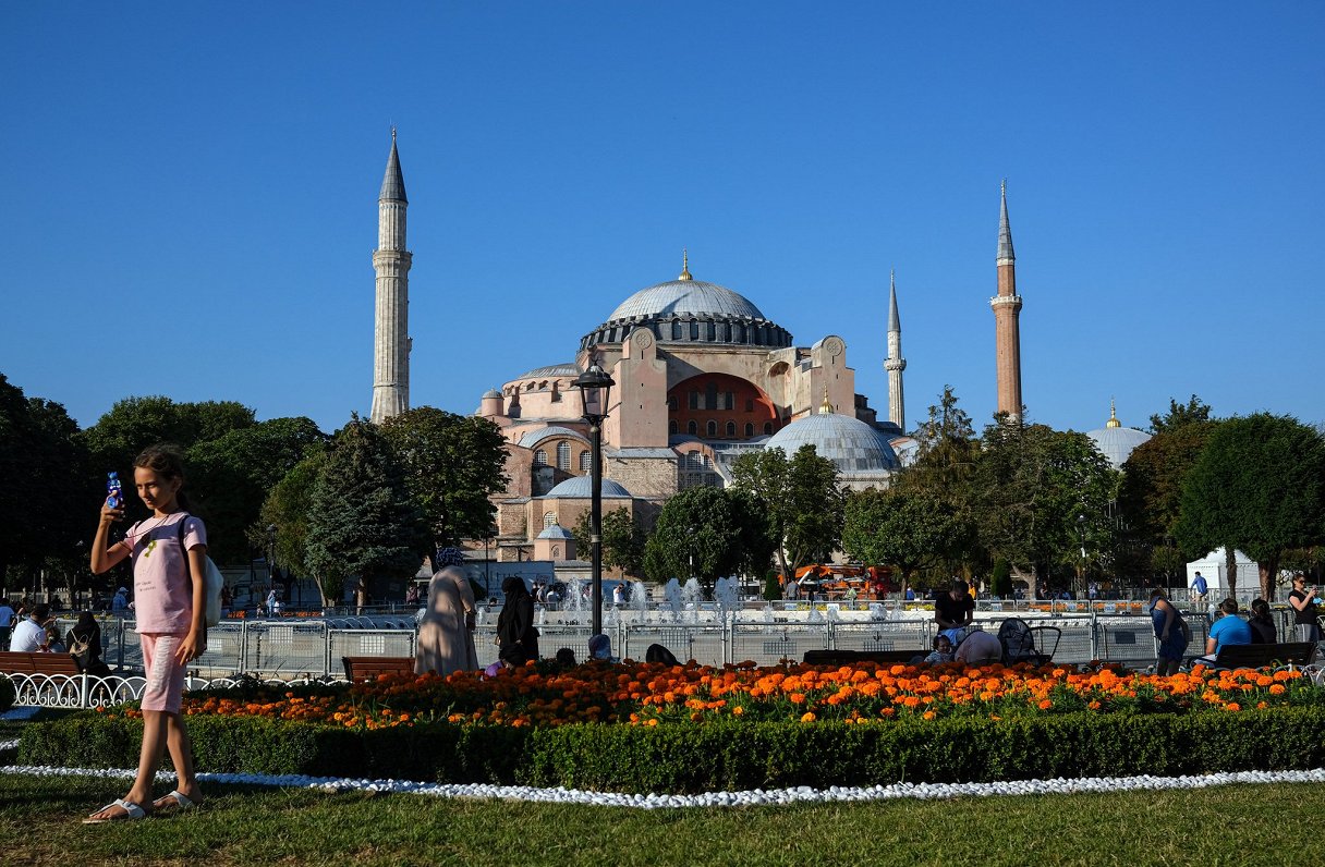 Svētās Sofijas katedrāle Stambulā. 2020. gads.