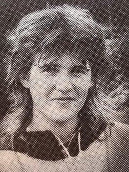 Anita Stūrīte (tagad Liepiņa) 1990.gadā