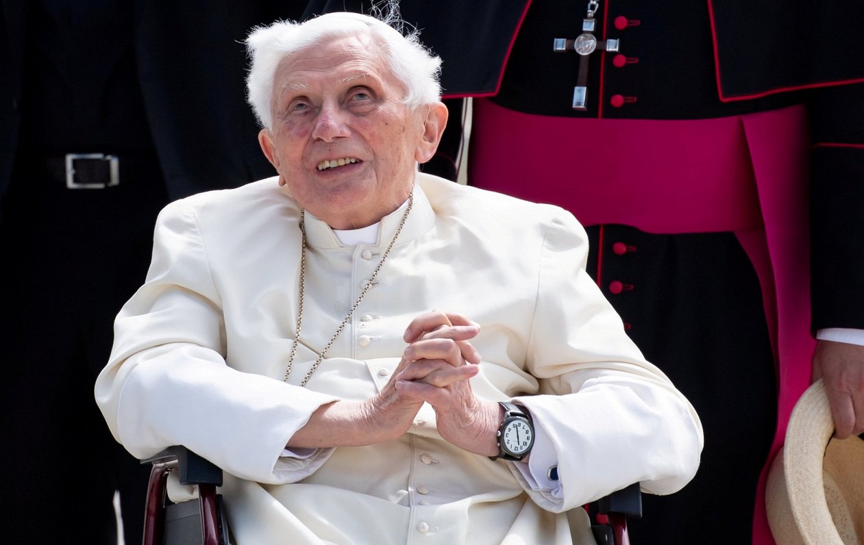 Bijušais Romas katoļu baznīcas pāvests Benedikts. 2020. gada jūnijs.