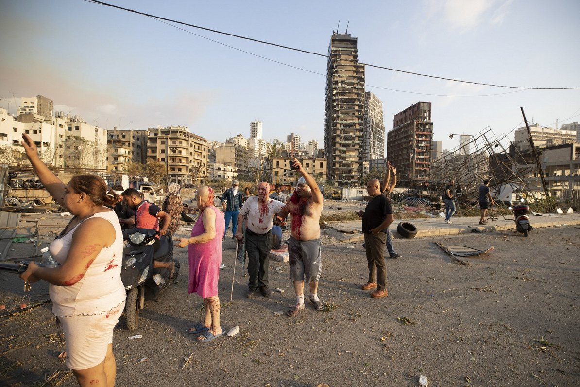 Sprādziens Libānas galvaspilsētā Beirūtā