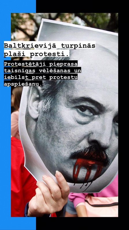Ja gribi uzzināt vairāk par šodienas protestiem Baltkrievijā, spied uz bildes.