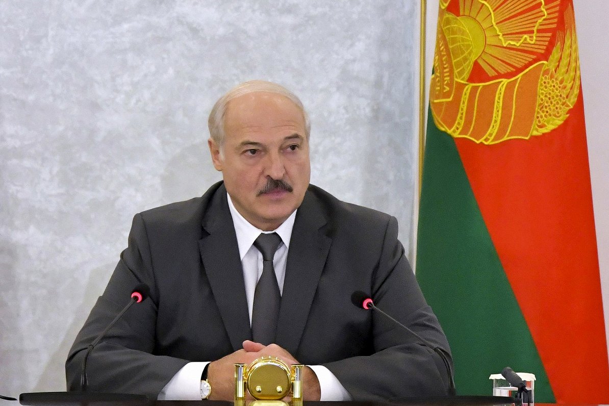 Attēlā Aleksandrs Lukašenko, 2020. gada 19. augustā