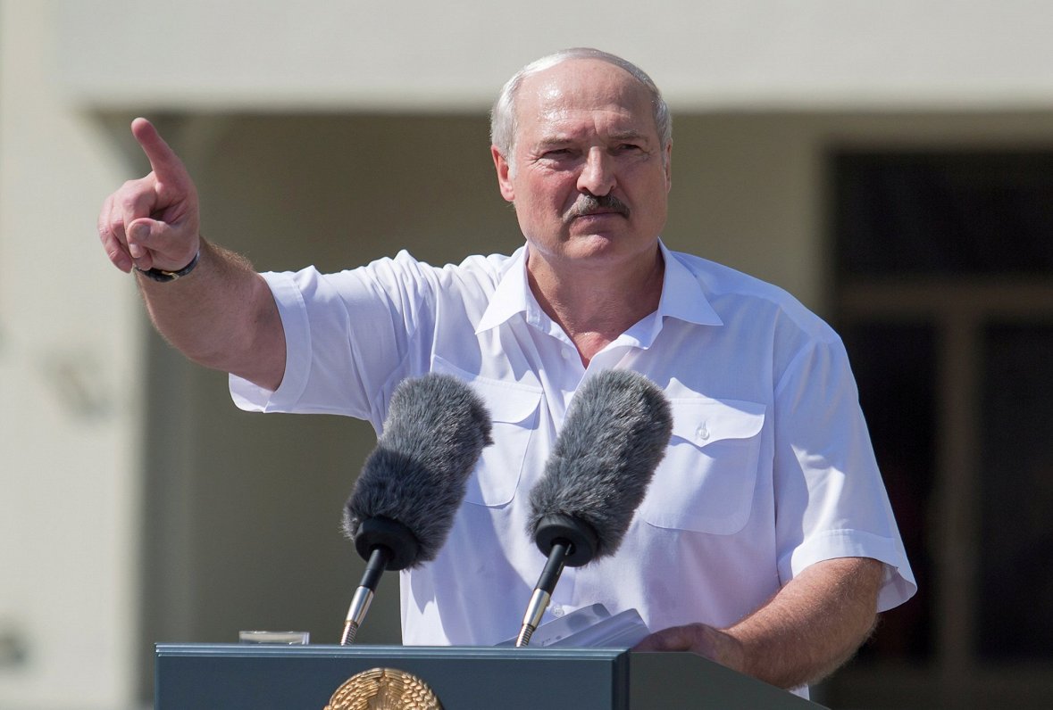 Baltkrievijas vadītājs Aleksandrs Lukašenko. 2020. gada 16. augusts.