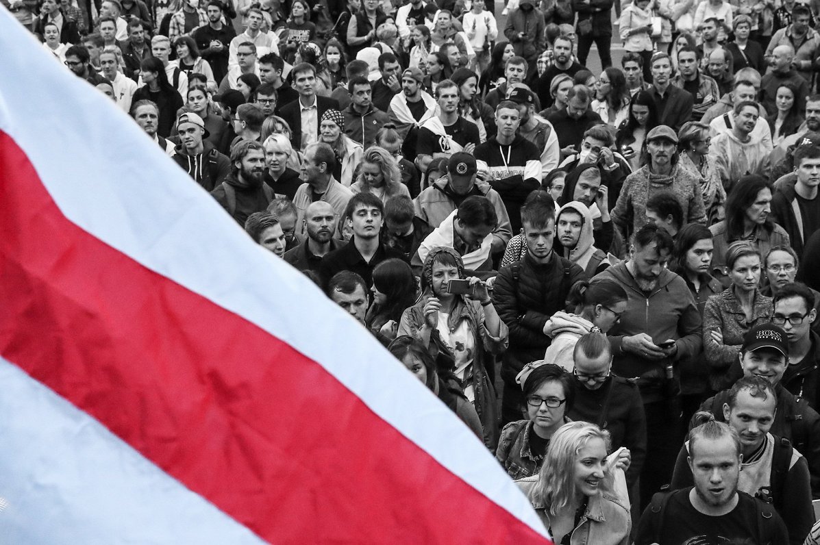 Protesti Baltkrievijā. 2020. gada augusts.