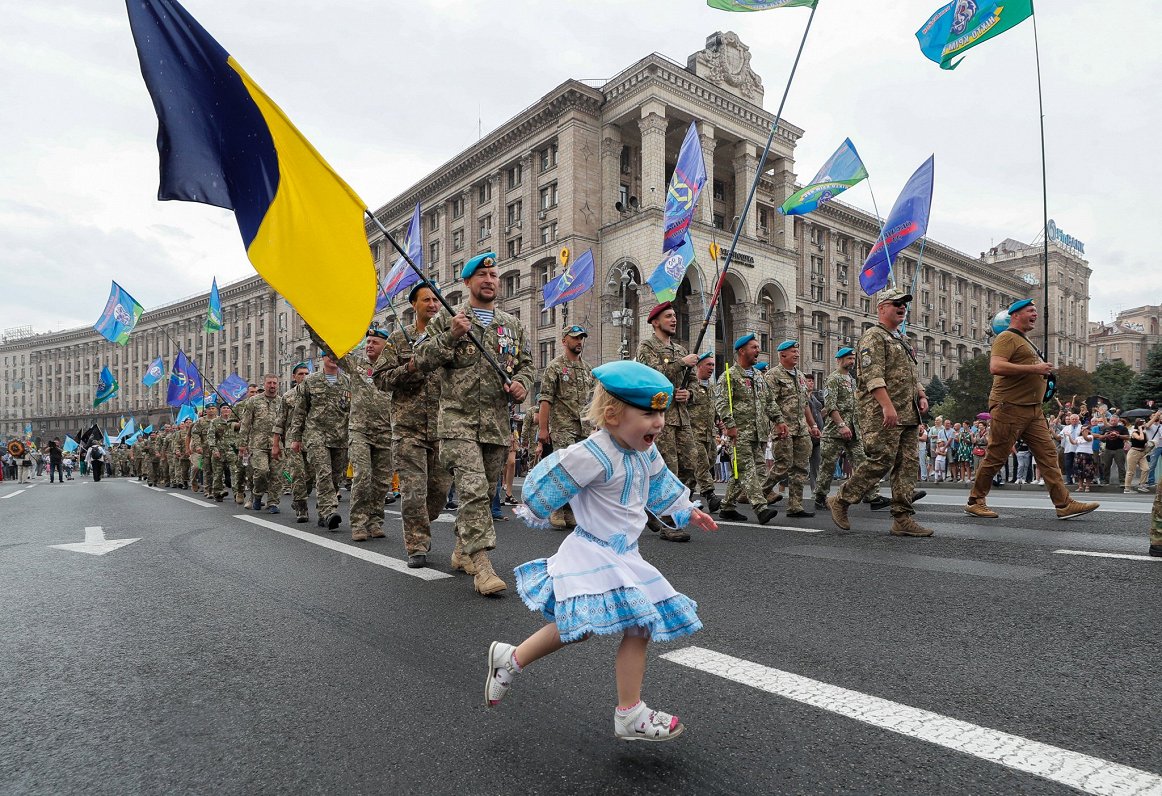 Ukrainā svin Neatkarības dienu