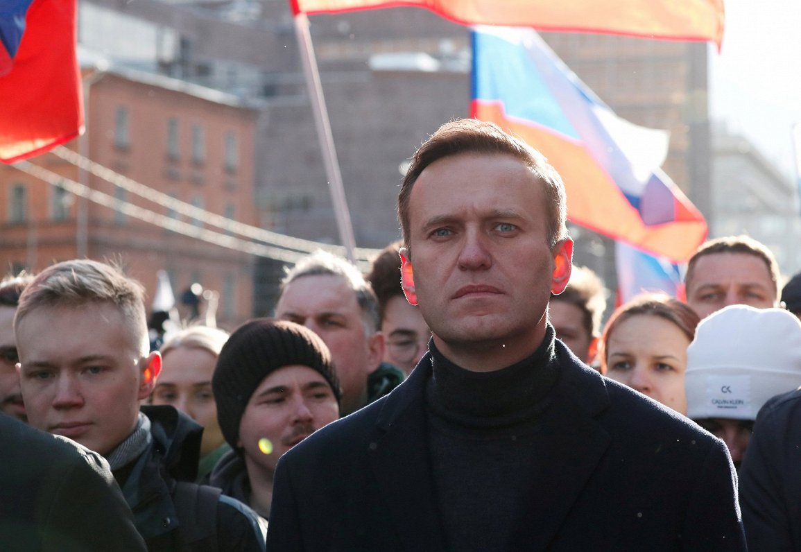 Krievijas opozicionārs Aleksejs Navaļnijs. 2020. gada februārī.