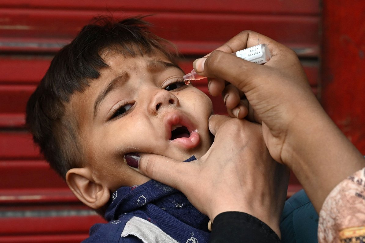 Vakcinācija pret poliomielītu Pakistānā (16.08.2020)