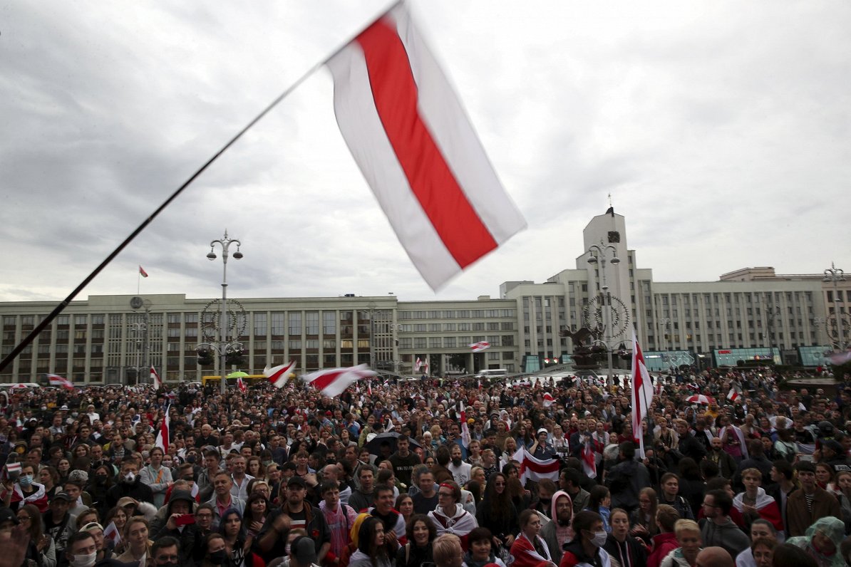 Opozīcijas protests Minskā, 25.08.2020