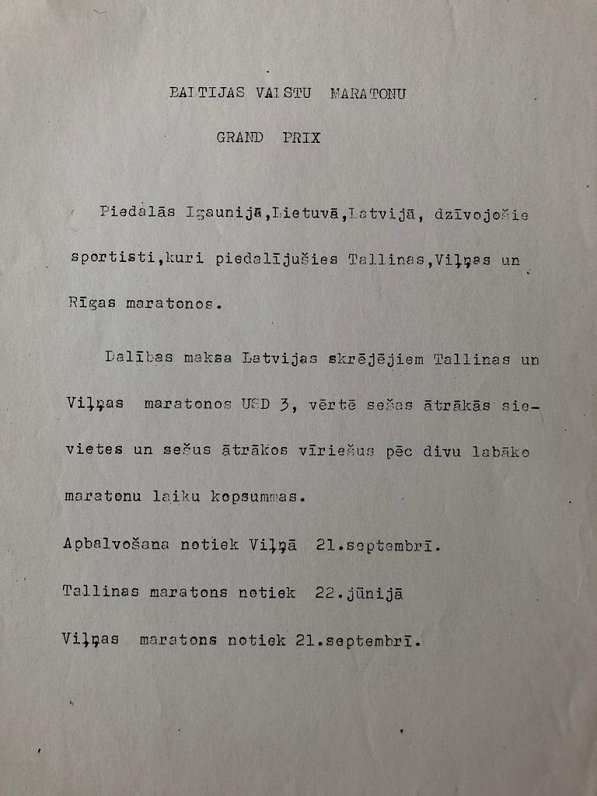 1994.gada Rīgas maratona dokumenti
