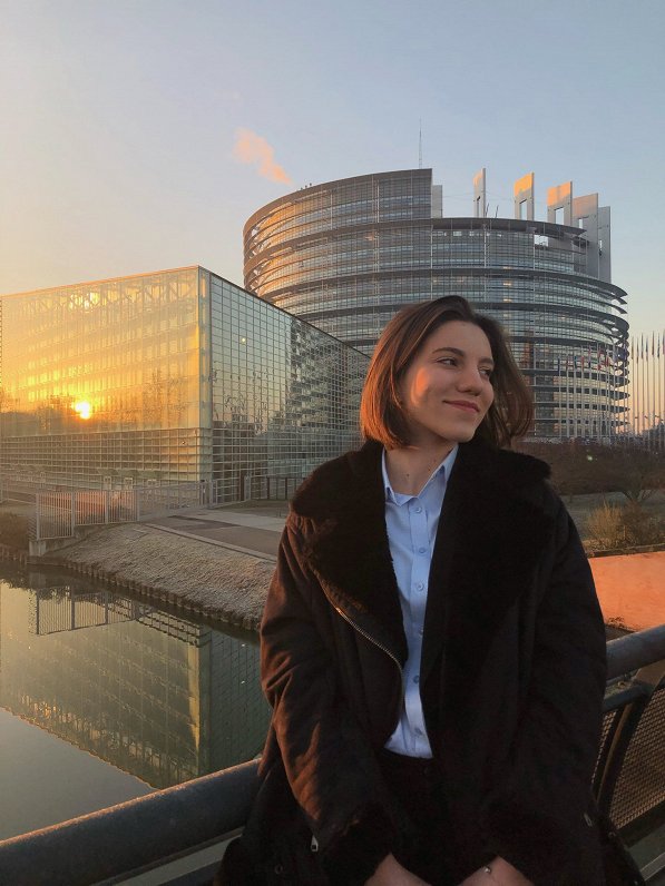 Anželikas brauciens uz Eiropas Parlamentu Strasbūrā