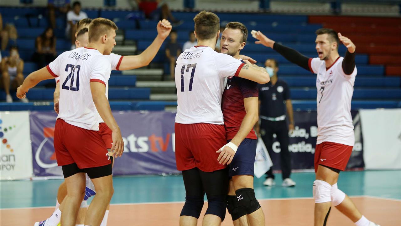 Latvian volleyball national team wins ticket to European Championship ...