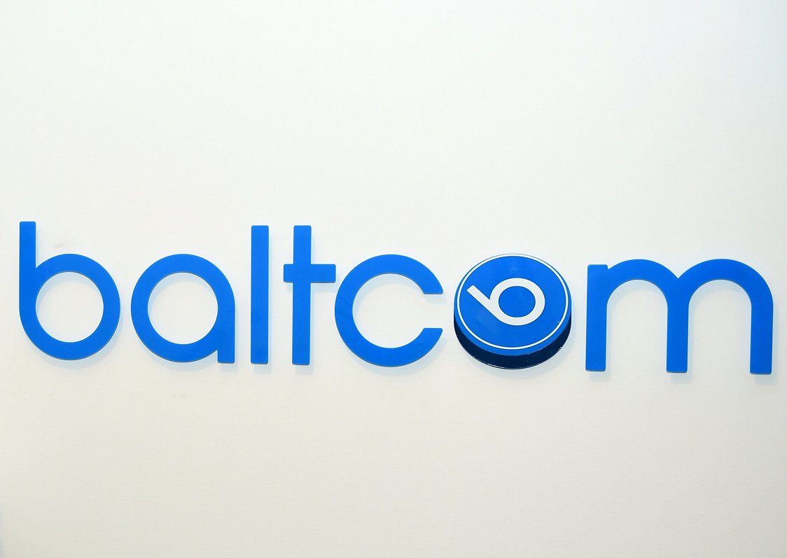Telekomunikāciju uzņēmuma &quot;Baltcom&quot; logo
