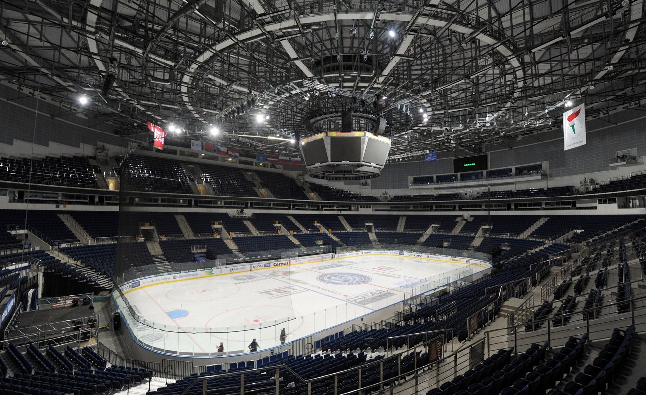 &quot;Minsk Arena&quot;, kur 2021.gadā bija paredzētas pasaules čempionāta spēles