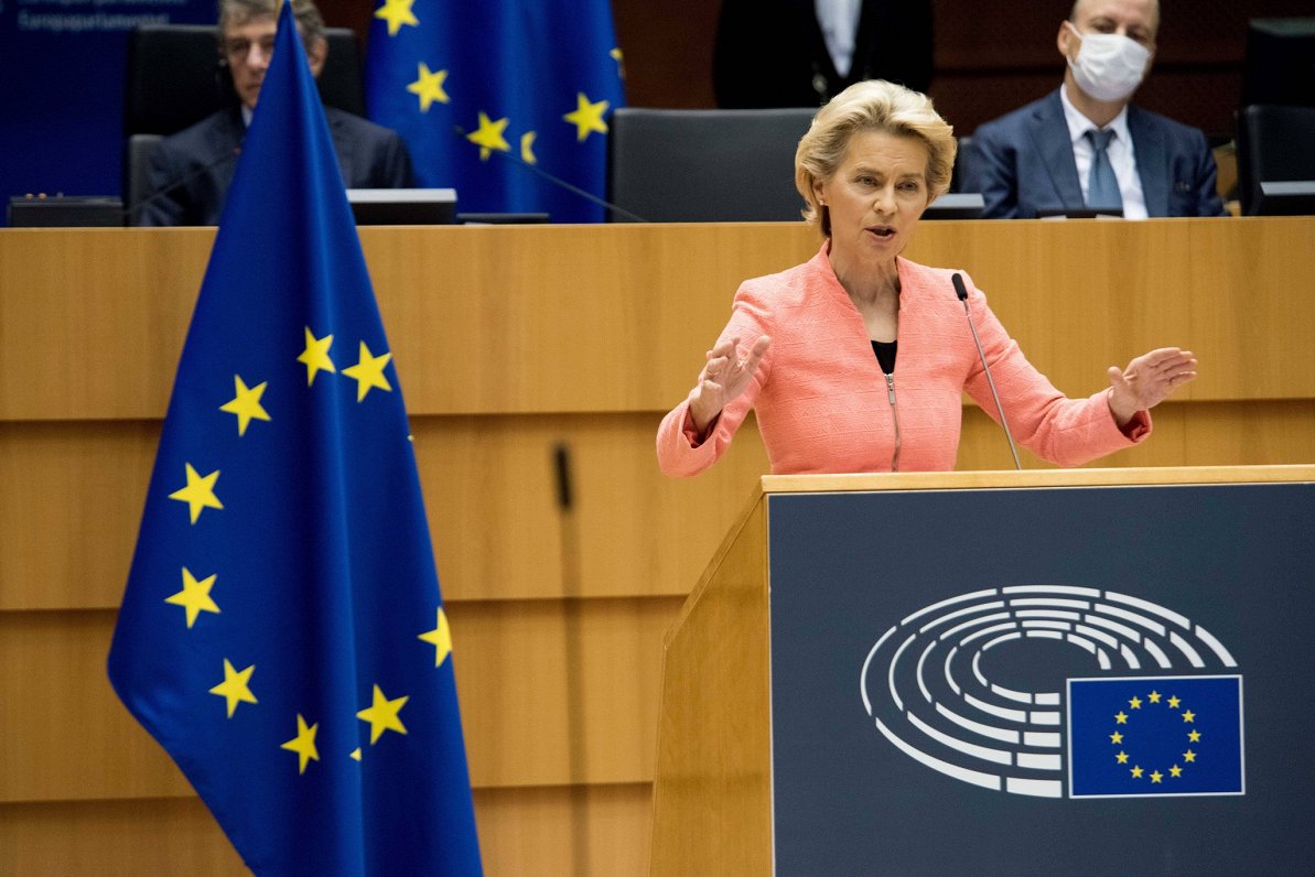 Eiropas Komisijas prezidentes Urzulas fon der Leienas pirmā uzruna par situāciju Eiropas Savienībā (...