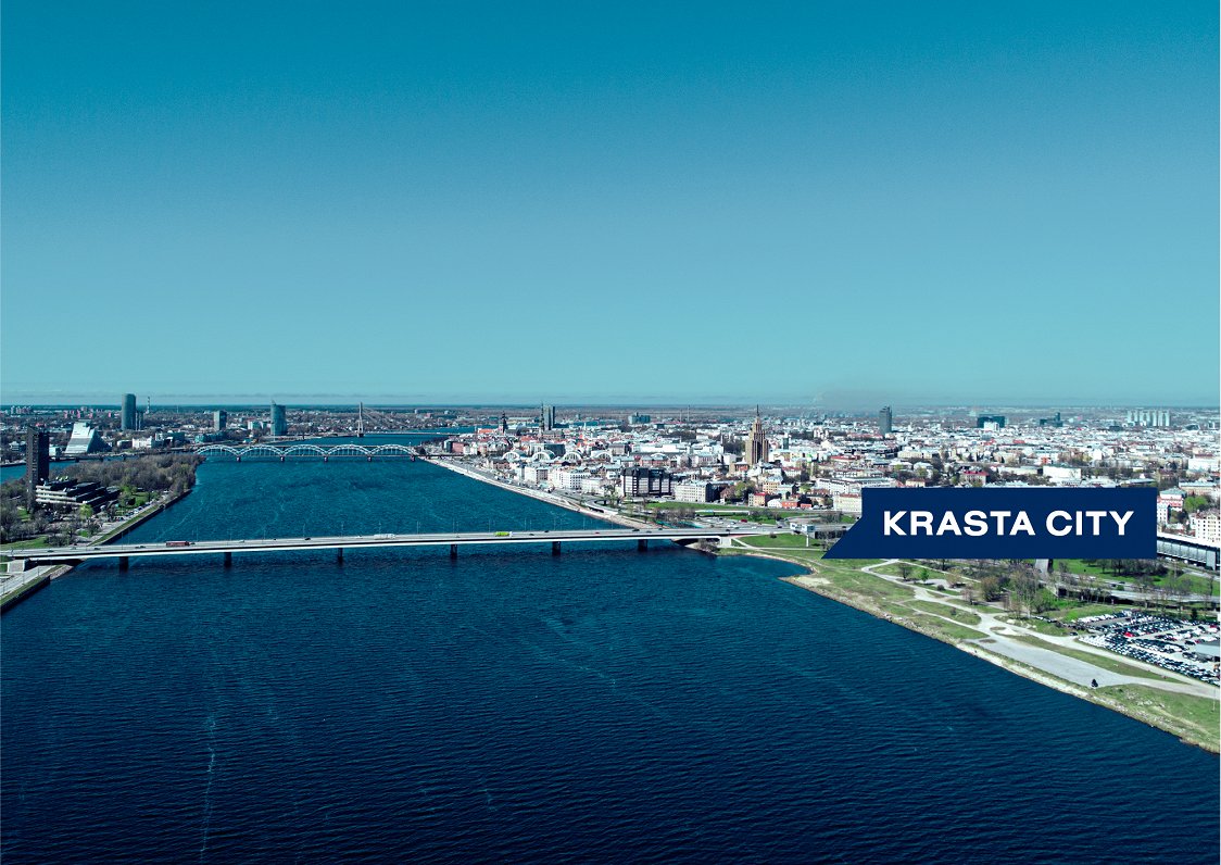 &quot;Arrow Architects ApS&quot; vīzija apbūvei Daugavas labajā krastā - kvartālā starp Salu tiltu,...