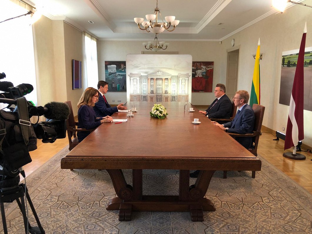 Intervija ar Latvijas un Lietuvas ārlietu ministriem. 2020. gada 22. septembris.