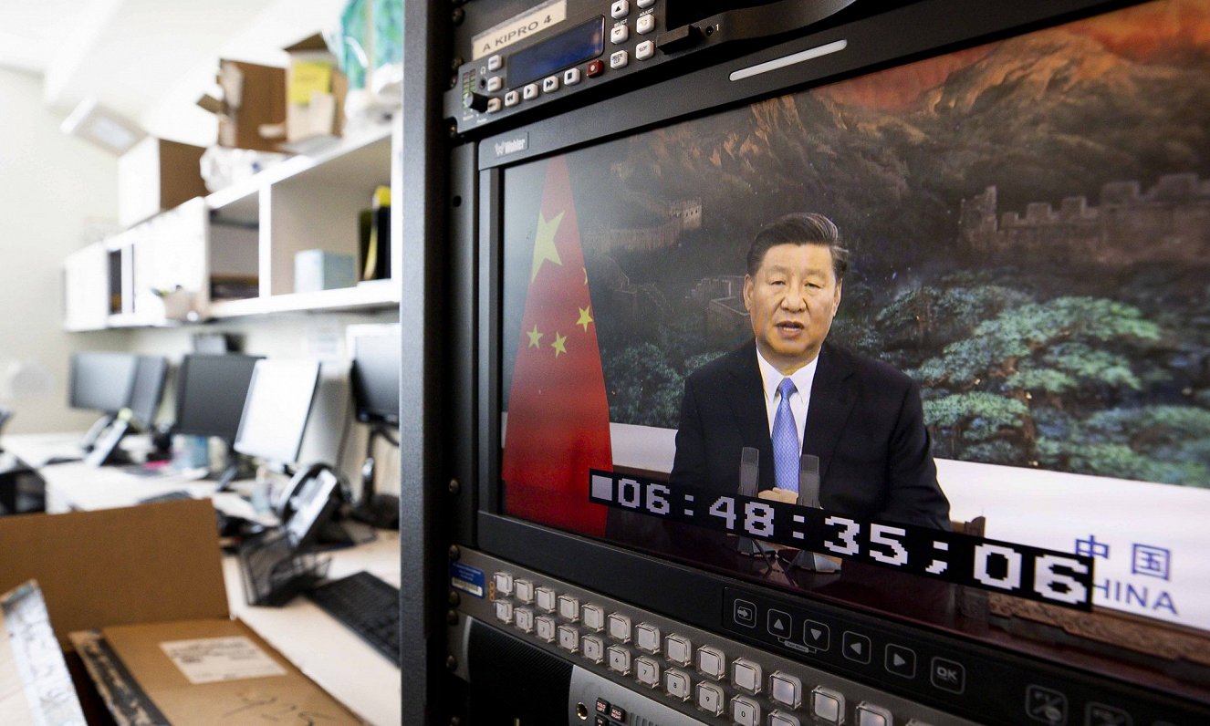 Ķīnas prezidents Si Dziņpiņs. 2020. gada 22. septembris.