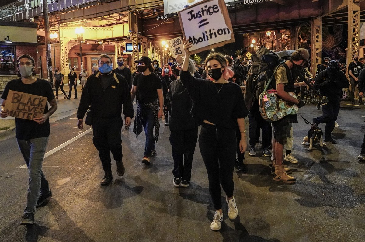 Protesti pret policijas vardarbību Čikāgā, 23.09.2020