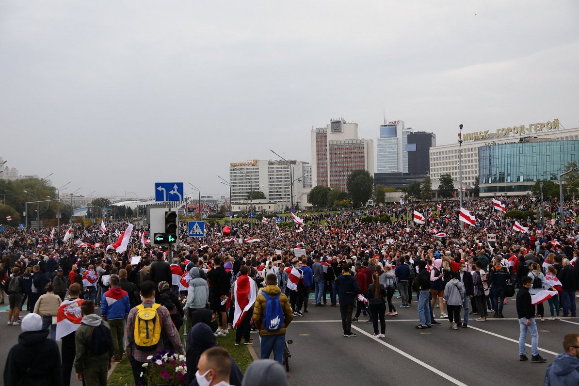 Protesti Minskā, 27.09.2020