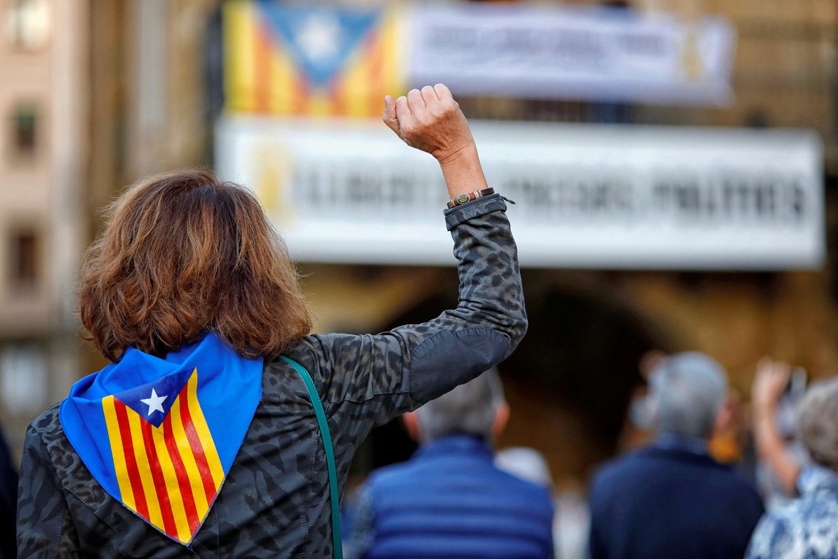 Protesti pret Spānijas Spānijas Augstākās tiesas lēmumu