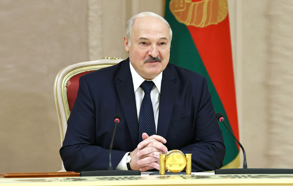 Baltkrievijas pāšpasludinātais līderis Aleksandrs Lukašenko. 2020. gada 28. septembrī.