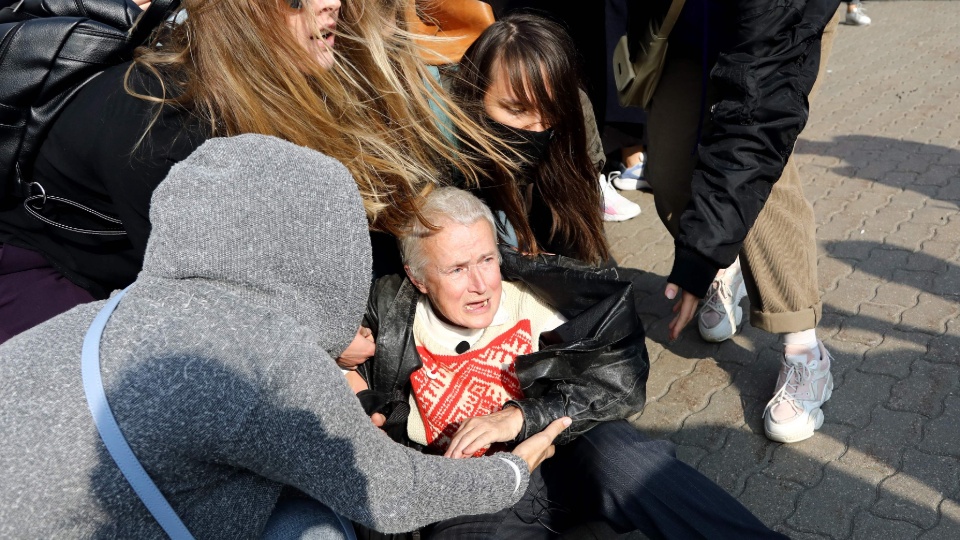 Нина Багинская, 73-летняя белорусская активистка
