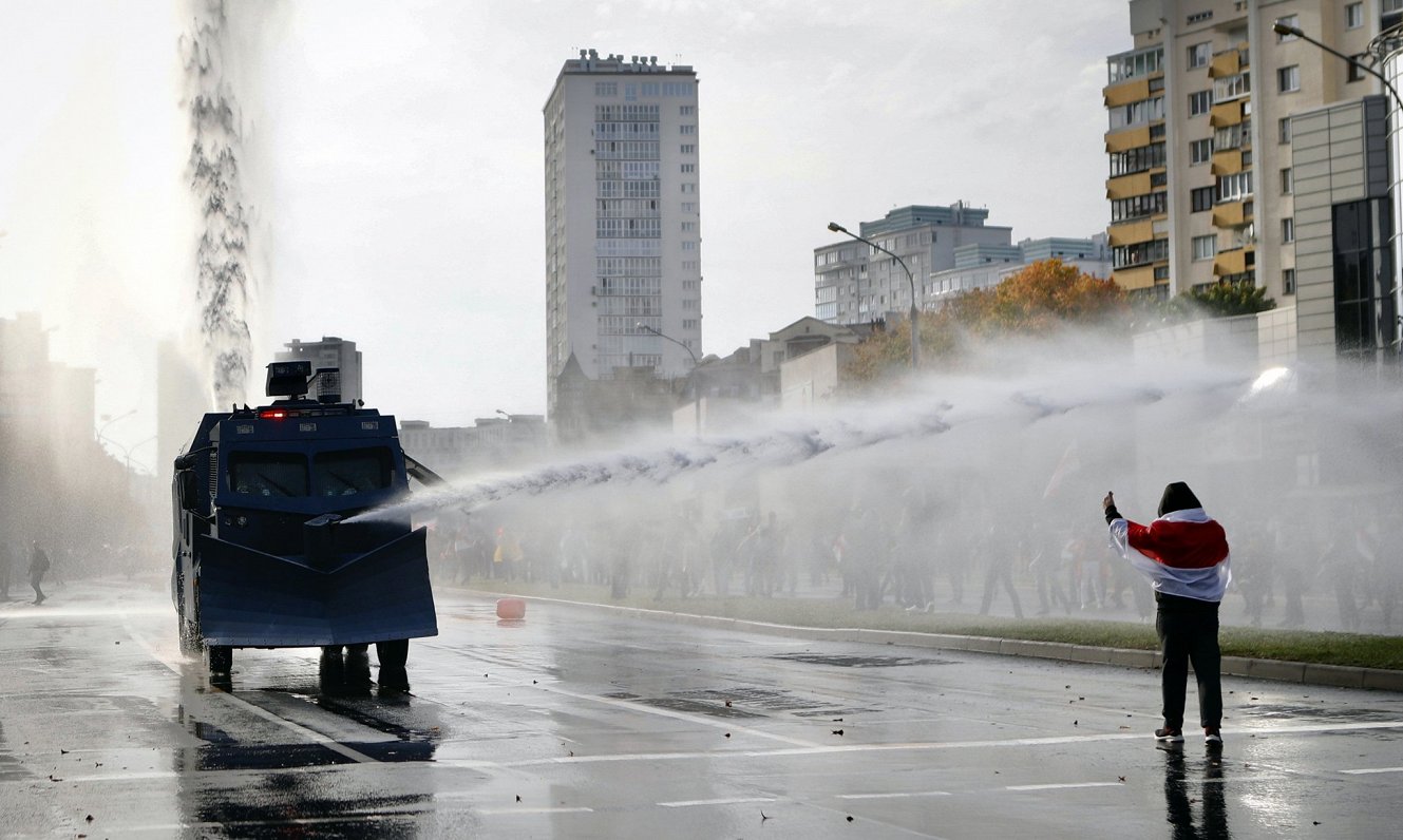 Protesti Minskā (04.10.2020)
