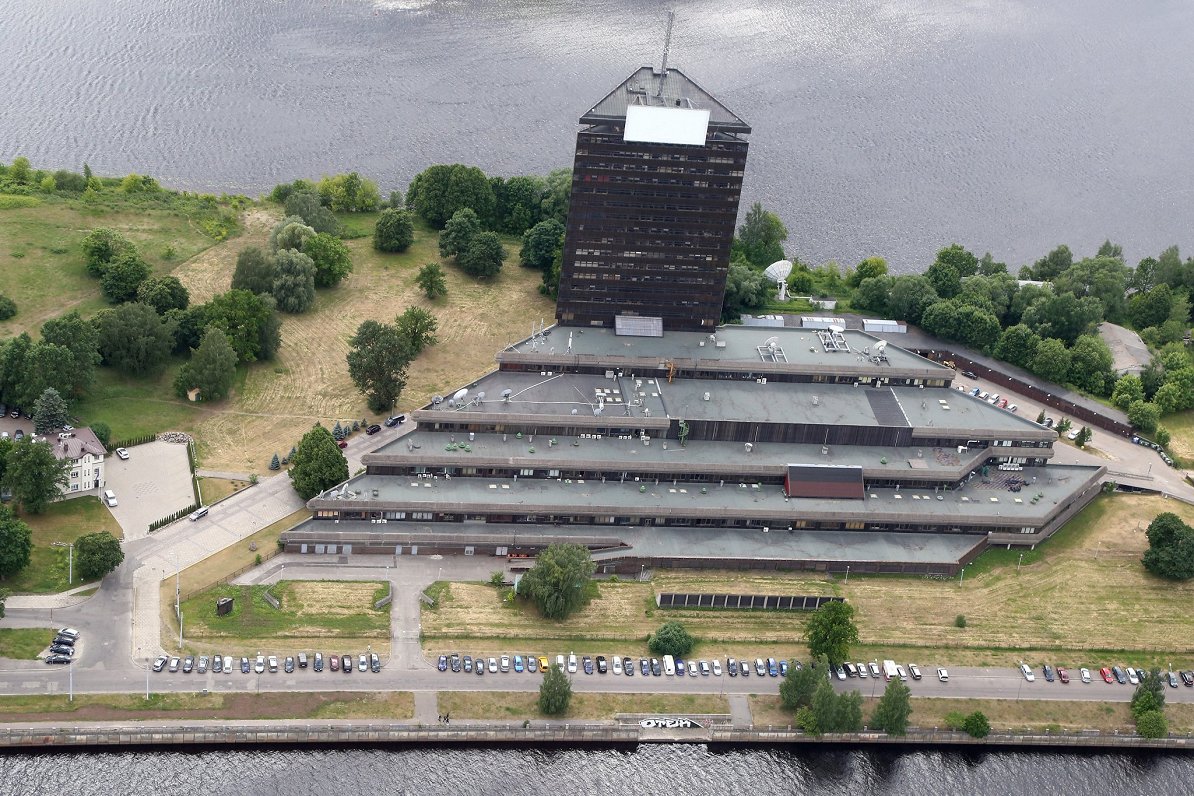 Skats uz Latvijas televīzijas ēku