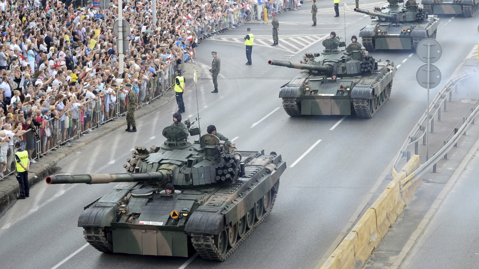 Варшава, Польша, 15 августа 2018 года. Ежегодный парад в честь Дня Войска польского.