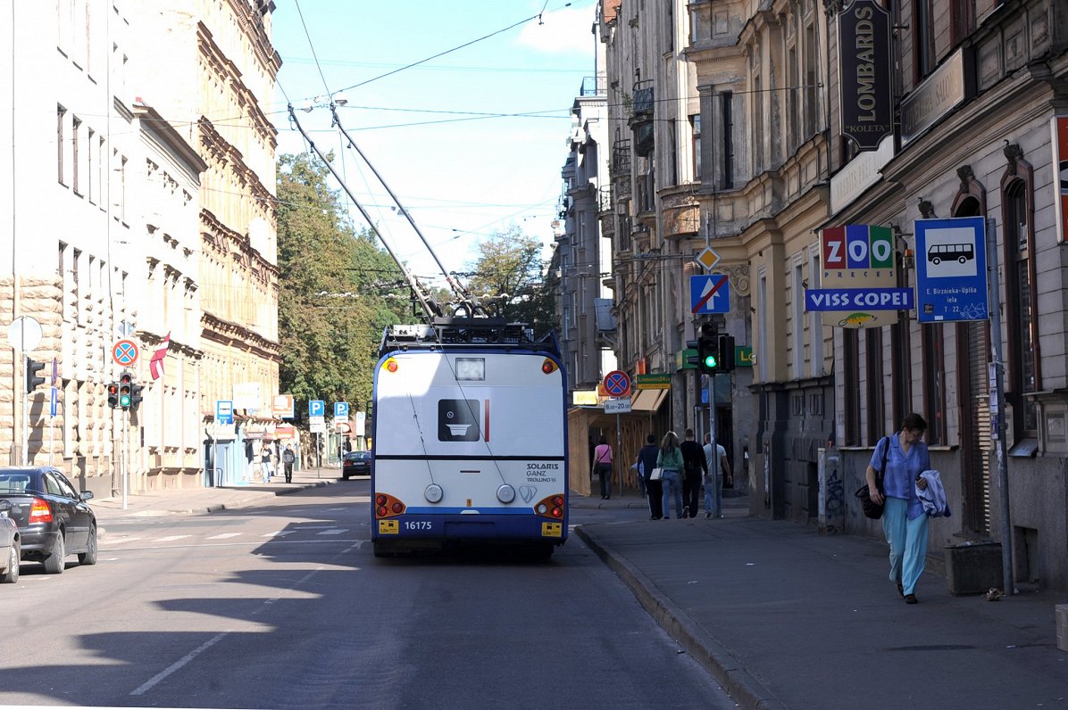Sabiedriskais transporta kustība Rīgas centrā
